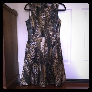 Jennifer Lopez animal print dress